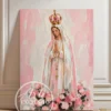 virgen-de-fatima-jardin-de-plegarias-vertical Cuadro de la Virgen de Fátima para sala — Jardín de plegarias