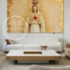 Cuadro moderno de la Virgen de Fátima — La gracia del silencio