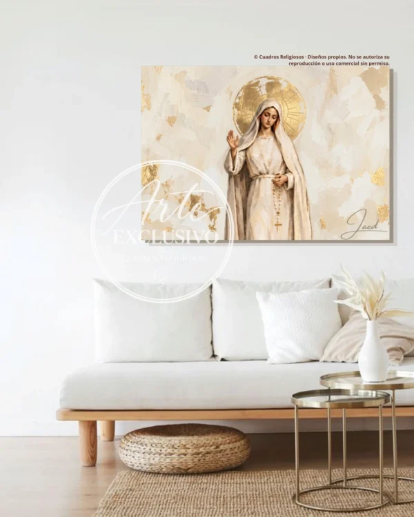 Cuadro de la Virgen de Fátima — La paz nos reúne