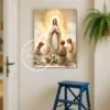 Cuadro de la Virgen de Fátima para sala — La ternura nos reúne