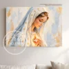 Cuadro moderno de la Virgen de Fátima — Luz en el alma
