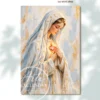 Cuadro moderno de la Virgen de Fátima — Luz en el alma