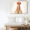 virgen-de-fatima-mirada-de-consuelo-horizontal Cuadro de la Virgen de Fátima para sala — Mirada de consuelo