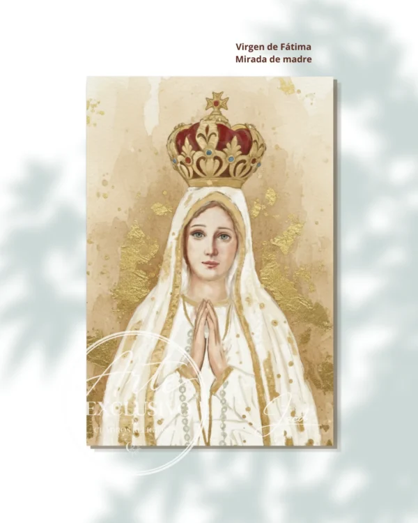 Cuadro de la Virgen de Fátima — Mirada de madre