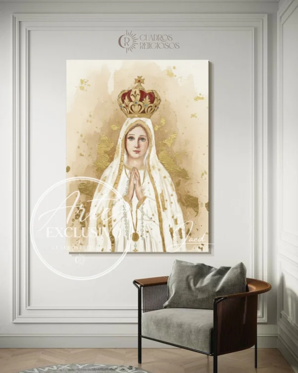 Cuadro de la Virgen de Fátima — Mirada de madre