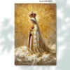 Cuadro de la Virgen de Fátima para sala — Resplandor de fe