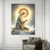 Cuadro de la Virgen de Fátima para sala — Ruega por Nosotros