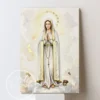virgen-de-fatima-serena-presencia-vertical Cuadro moderno de la Virgen de Fátima — Serena presencia