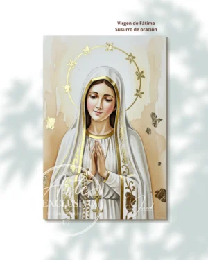 Cuadro moderno de la Virgen de Fátima — Susurro de oración