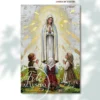 Cuadro moderno de la Virgen de Fátima — Unidos en oración