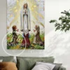 Cuadro moderno de la Virgen de Fátima — Unidos en oración
